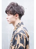 フェザーマッシュサイドパートショート×ワイルドアップバング☆