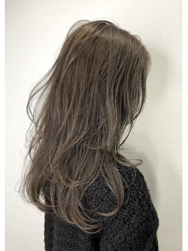バベル(BABEL Hair Design) 【BABEL】レイヤースタイル_アッシュブラウンネイビーカラー