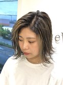 ハイライト【倉敷】【岡山】【バレイヤージュ】【ハイライト】