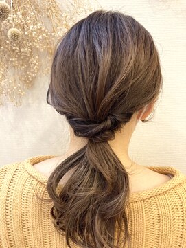 アメイジングヘアー 中沢店(AMAZING HAIR) 【AMAZING HAIR中沢店/鳥越】 くるりんぱ|可愛い簡単アレンジ