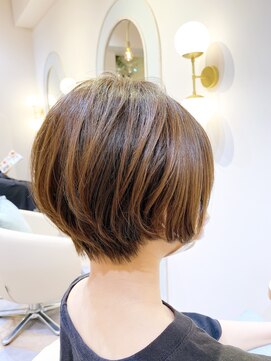 アンド ラ ブランシュ(&.La Blanche) マロンベージュ/大宮/髪質改善/Ａラインボブ/かき上げ/関塚