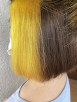 ビグディーサロン 武庫川(BIGOUDI salon)&nbsp;インナーイエローカラー
