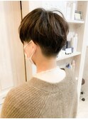 福山 美容院 キャアリー人気ベリーショートヘア イルミナカラー