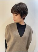 【LUAU Haku Osaka 中村】マッシュショート/パーマ