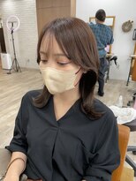 ルチナ 秦野(Lucina)&nbsp;くびれミディアム/くびれ巻き/似合わせカット/サイドバング/韓国