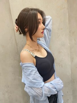 ロンドフルール 大宮東口(Lond fleur) ヘアクリップで留めて可愛い韓国ヘア