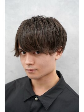 クロムトウキョウ ザ バーバー ネオン 新宿店(CHROM TOKYO the Barber ne/on) ショートマッシュ/アッシュカラー