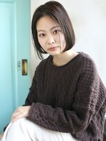 バース(BIRTH)&nbsp;天神【BIRTH】センターパート×ナチュラルワンレンボブ 3