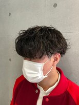 メンズサロンドットリアン(dot. lien)&nbsp;波巻きスパイラルパーマ刈り上げマッシュメンズパーマ