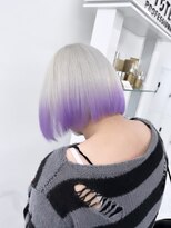 リル 溝の口(LiL) ホワイトグラデーションラベンダーパープル