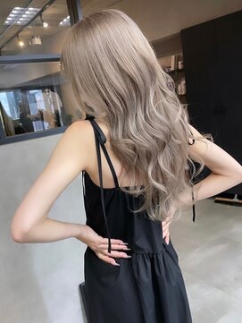 サニー 渋谷(SUNNY) バレイヤージュショコラアッシュハイライトグレージュカラー