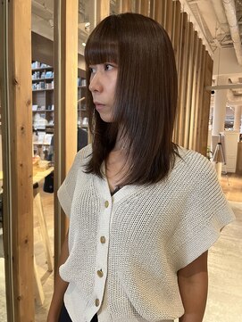 ヘアーエスクールシーユー 枚方T-SITE店(hair S.COEUR×Cu) 秋カラー/アンバーブラウン