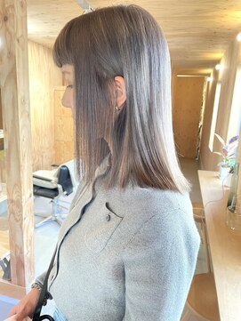 ライト(LIGHT) ブリーチあり◎透明感ナチュラルグレージュ