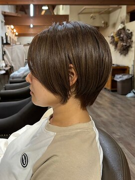 リアンヘアデザイン(Lian hair design) 大人ショート/骨格に合わせ/透明感ブラウン
