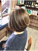 くびれショートボブ#アディクシーカラー