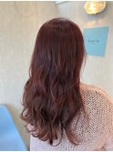 ロング×ピンク