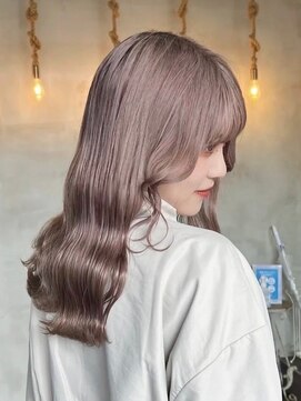 エンター 天神店(ENTER) ミルクティーアッシュ/レイヤーカット/ENTER 天神店