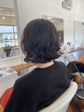 ヘアーアンドメイクアップモパ ボブパーマ