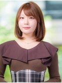 【自由が丘】ナチュラル×ミディアムボブ
