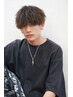 全体縮毛矯正+カット+トリートメント　￥18300