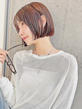 アイドットプラス 札幌大通り(i.+ODORI) 透明感カラー大人かわいい小顔ミニボブ