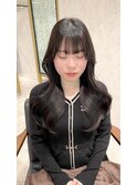 前髪に合わせ/リフトレイヤー/ナチュラル/くびれ巻き/モテ髪