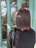 《 tsuki. 》bob × OWAY organic color violet