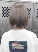 【GEEKS渋谷】伸ばしかけボブ/ココアグレージュ/20代30代/透明感