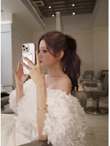 ラル 立川南口(lar)&nbsp;ローラ_黒髪小顔オリーブグレーココアベージュクラゲヘアー
