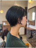 大人め上品な黒髪ショート