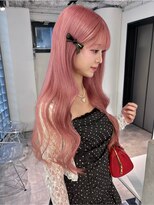 リンドトウキョウ ウメダ(LINDO TOKYO)&nbsp;梅田/大阪/くすみベージュ/ピンクヘアー/ダブルカラー/ブリーチ