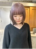 ウルフカットデザインカラールーツカラーダブルカラー