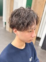 シープドッグ(SHEEP DOG)&nbsp;ツイスパ　メンズパーマ　縦落ちパーマ　福岡メンズパーマ　福大