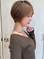 アフロート トウキョウ(AFLOAT TOKYO)&nbsp;前下がりひし形ショートボブ30代40代50代くびれヘア丸顔面長銀座