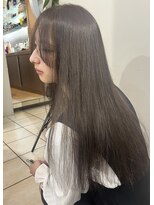 ニルバ(niLva)&nbsp;赤み消し地毛風透明感暗髪オリーブグレージュ
