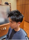 ビジネスアップバング短髪ヘルシースタイル20代30代y1名護大東