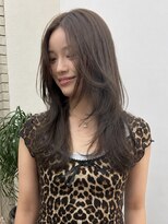 パークレーン アイス イヴェン(park lane ICI yeven)&nbsp;ブリーチなしダブルカラーオリーブベージュピンクブラウンカラー