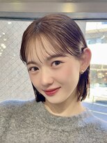 メゾンアクア 表参道(Maison ACQUA)&nbsp;切りっぱなしボブレイヤーボブ似合わせ小顔前髪縮毛矯正/表参道