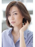 【M.plusヨツバコ店】ふんわりストレートボブ