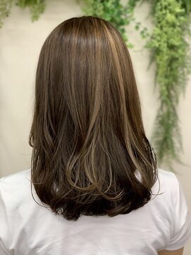 パチャールヘアー(PACAR HAIR) バレイヤージュミントグレージュ