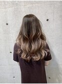 シフォンピンク×グレージュ×グラデーションカラー【学芸大学】