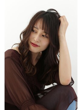 ソワン ドゥ ブレス 立花店(soin de brace) 大人可愛いフリンジウェーブ×似合わせカット