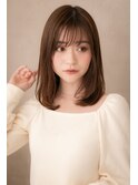 ピンクベージュレトロニュアンスワンカール302Z上尾20代30代40代