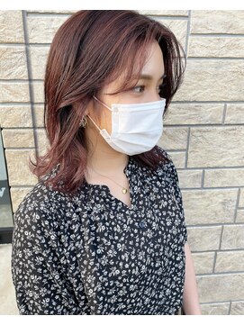 フィオーレ ヘアデザイン(FIORE hair design) ピンクブラウン　髪質改善　トリートメント