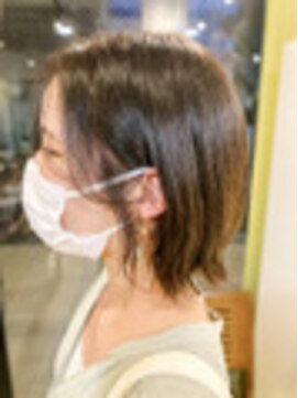 クシュ 所沢東口店(kusyu...) 髪質改善デジタルパーマミニウルフくすみブルーテラコッタ(所沢)