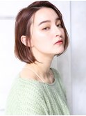 大人可愛い２０代３０代４０代小顔ショートボブB4