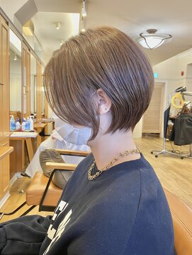 スニップ(Snip) 20代30代大人可愛い小顔ショートボブ前下がりショートハイライト