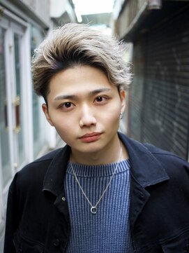 エデアンホンテン メンズサロン(EDEAN 本店 (旧:EDEAN 上通)) ワイルドアップバング 熊本メンズヘア 熊本メンズハイトーン