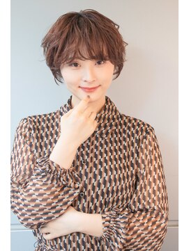 パノラ 立川(PANOLA) ショートパーマスタイル　ハンサムショート