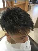 仙台D　ソフトフェードアレンジマッシュ束感中学生スタイル